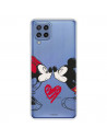 Funda para Samsung Galaxy M32 Oficial de Disney Mickey y Minnie Beso - Clásicos Disney