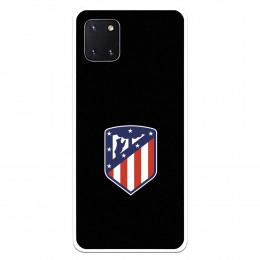 Fundaara Samsung Galaxy Note10 Lite del Atleti Escudo Fondo Negro - Licencia Oficial Atlético de Madrid