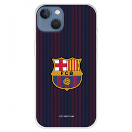 Funda para iPhone 13 del Barcelona Rayas Blaugrana - Licencia Oficial FC Barcelona
