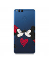 Funda para Huawei Honor 7X Oficial de Disney Mickey y Minnie Beso - Clásicos Disney