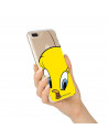 Funda para Samsung Galaxy M12 Oficial de Warner Bros Piolín Silueta Transparente - Looney Tunes