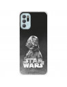 Funda para Motorola Moto G60S Oficial de Star Wars Darth Vader Fondo negro - Star Wars