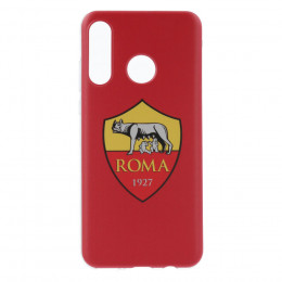 Cover per Huawei P30 Lite della Roma Stemma Sfondo Rosso Stemma Sfondo Rosso - Licenza Ufficiale AS Roma