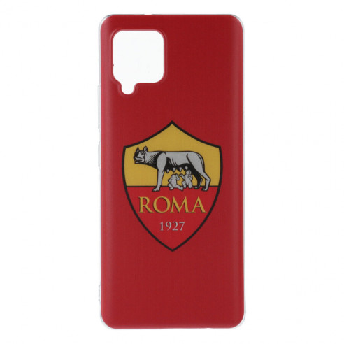 Cover per Samsung Galaxy A42 5G della Roma Stemma Sfondo Rosso Stemma Sfondo Rosso - Licenza Ufficiale AS Roma