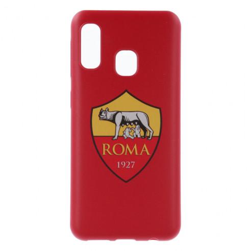 Cover per Samsung Galaxy A20e della Roma Stemma Sfondo Rosso Stemma Sfondo Rosso - Licenza Ufficiale AS Roma