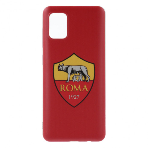 Cover per Samsung Galaxy A31 della Roma Stemma Sfondo Rosso Stemma Sfondo Rosso - Licenza Ufficiale AS Roma