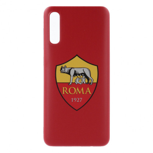Cover per Samsung Galaxy A70 della Roma Stemma Sfondo Rosso Stemma Sfondo Rosso - Licenza Ufficiale AS Roma