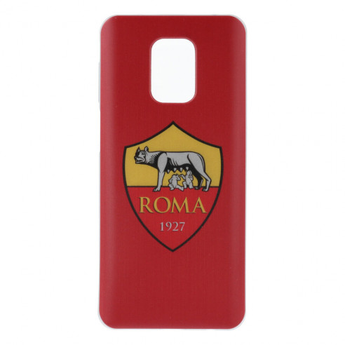 Cover per Xiaomi Redmi Note 9S della Roma Stemma Sfondo Rosso Stemma Sfondo Rosso - Licenza Ufficiale AS Roma