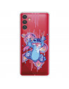 Funda para Samsung Galaxy A13 5G Oficial de Disney Stitch Graffiti - Lilo & Stitch