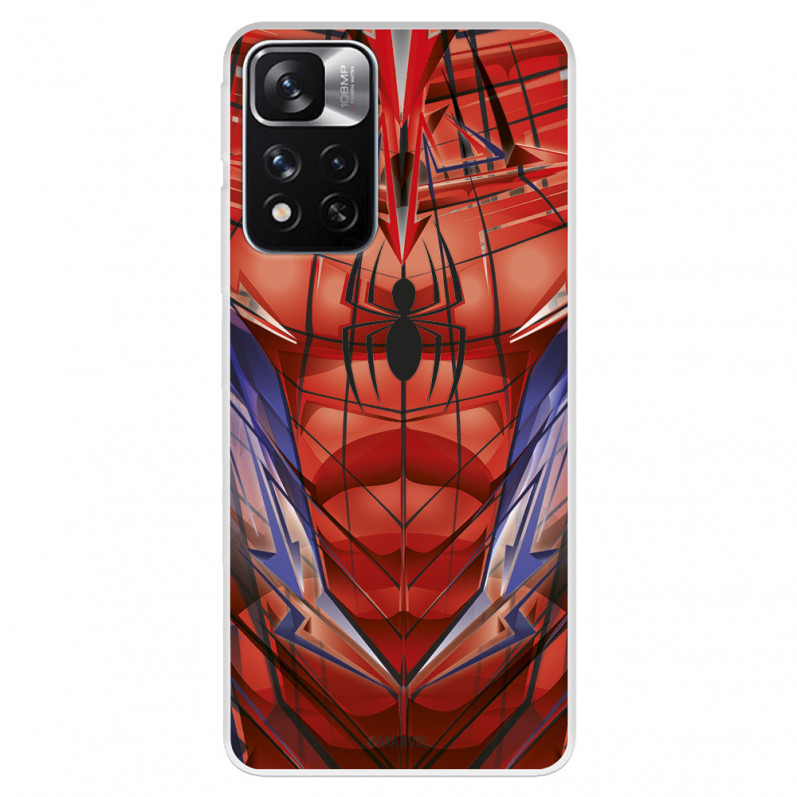Funda para Xiaomi Redmi Note 11 Oficial de Marvel Spiderman Torso - Marvel