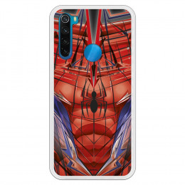 Funda para Xiaomi Redmi Note 8 2021 Oficial de Marvel Spiderman Torso - Marvel
