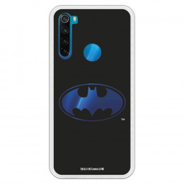 Funda para Xiaomi Redmi Note 8 2021 Oficial de DC Comics Batman Logo Transparente - DC Comics