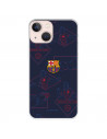 Funda para iPhone 13 Mini del Barcelona Mes que un Club - Licencia Oficial FC Barcelona