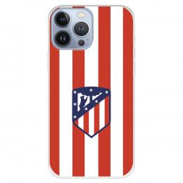 Funda para iPhone 13 Pro Max del Atleti Escudo Rojiblanco - Licencia Oficial Atlético de Madrid