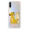 Funda Oficial Disney Simba y Nala transparente para Xiaomi Mi A3 - El Rey León