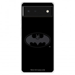 Funda para Google Pixel 6 Oficial de DC Comics Batman Logo Transparente - DC Comics