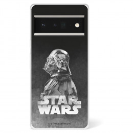 Funda para Google Pixel 6 Pro Oficial de Star Wars Darth Vader Fondo negro - Star Wars