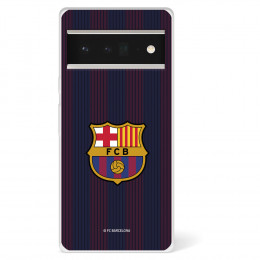 Funda para Google Pixel 6 Pro del Barcelona Rayas Blaugrana - Licencia Oficial FC Barcelona