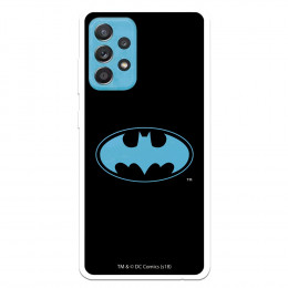 Funda para Samsung Galaxy A52 4G Oficial de DC Comics Batman Logo Transparente - DC Comics