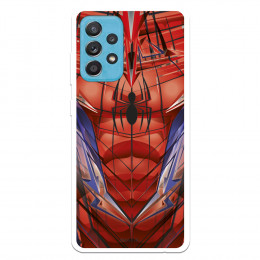 Funda para Samsung Galaxy A52 4G Oficial de Marvel Spiderman Torso - Marvel