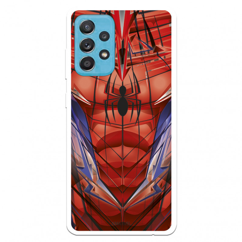 Funda para Samsung Galaxy A52 4G Oficial de Marvel Spiderman Torso - Marvel