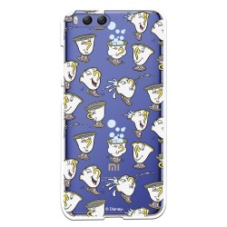 Funda Oficial Disney Chip Potts Siluetas Transparente para Xiaomi Mi 6