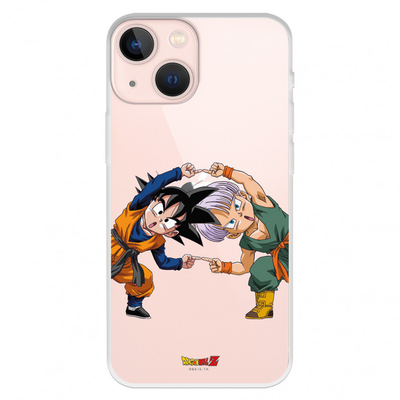 Cover per iPhone 13 Mini Ufficiale di Dragon Ball Goten e Trunks Fusione - Dragon Ball