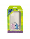 Cover per iPhone 12 Mini Ufficiale di Disney Angel & Stitch Bacio - Lilo & Stitch