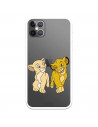Cover per iPhone 12 Pro Ufficiale di Disney Simba e Nala Sguardo Complice - Il Re Leone