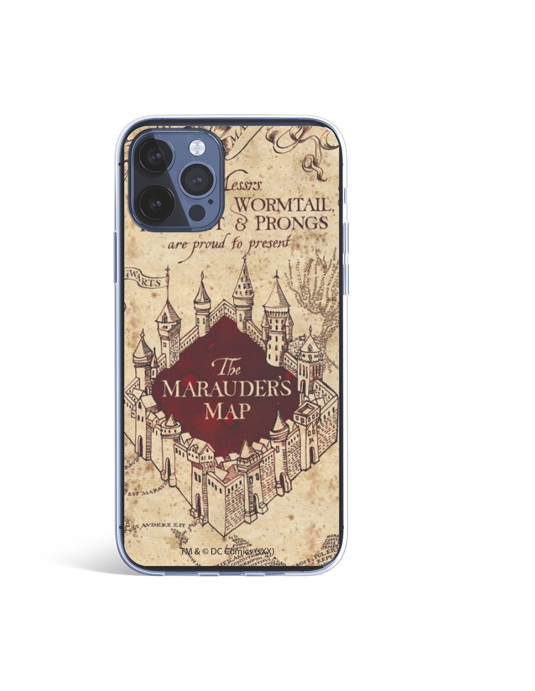 Cover per iPhone 12 Pro Ufficiale di Harry Potter La Mappa del Malandrino  sfondo - Harry Potter