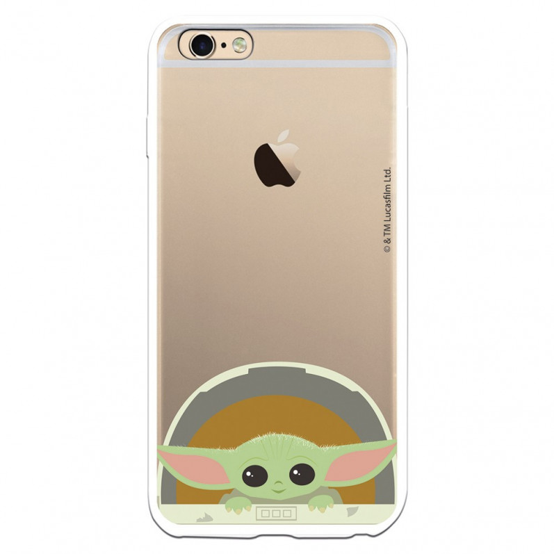 Cover per iPhone 6 Plus Ufficiale di Star Wars Baby Yoda Sorrisi - Star Wars