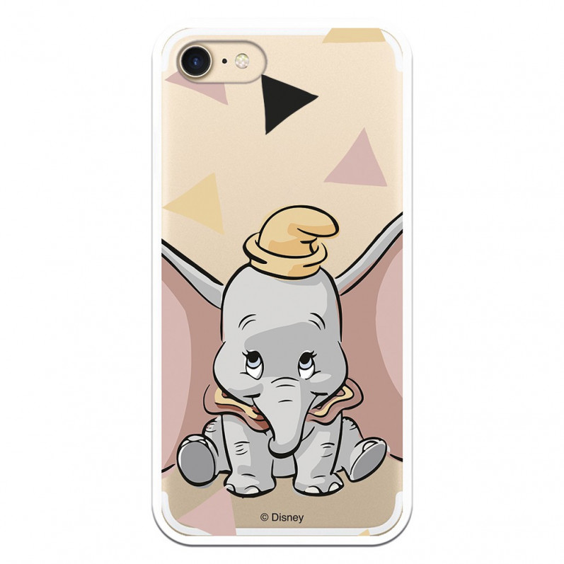 Cover Ufficiale Disney Dumbo Silhouette Trasparente per iPhone 7