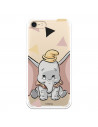 Cover Ufficiale Disney Dumbo Silhouette Trasparente per iPhone 7