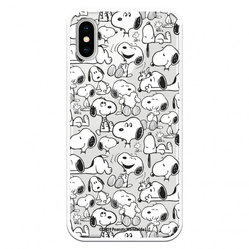 Cover per iPhone X Ufficiale di Peanuts Snoopy Silhouette - Snoopy