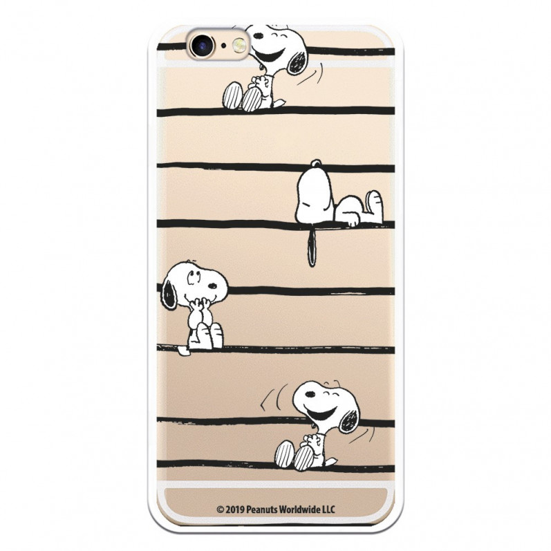Cover per iPhone 6 Ufficiale di Peanuts Snoopy strisce - Snoopy