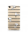 Cover per iPhone 7 Ufficiale di Peanuts Snoopy strisce - Snoopy