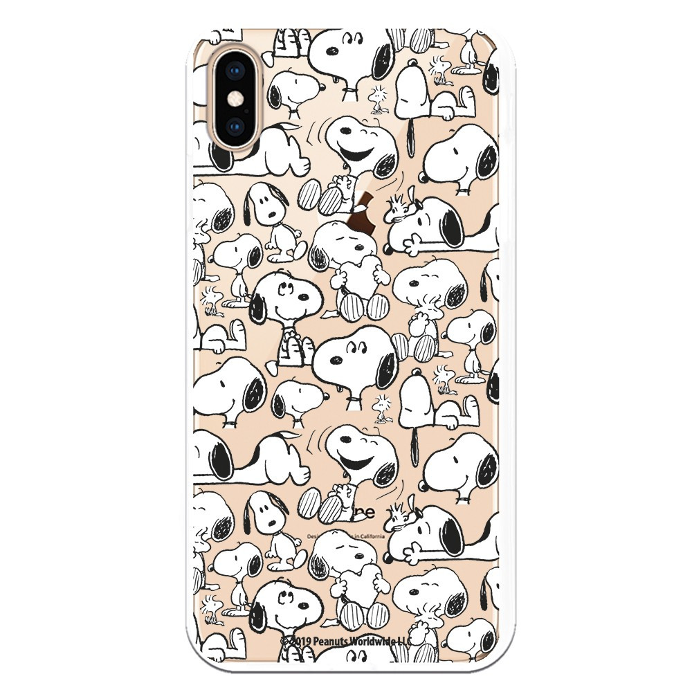 Cover per iPhone XS Max Ufficiale dei Peanuts Snoopy Silhouette - Snoopy
