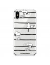 Cover per iPhone X Ufficiale di Peanuts Snoopy strisce - Snoopy