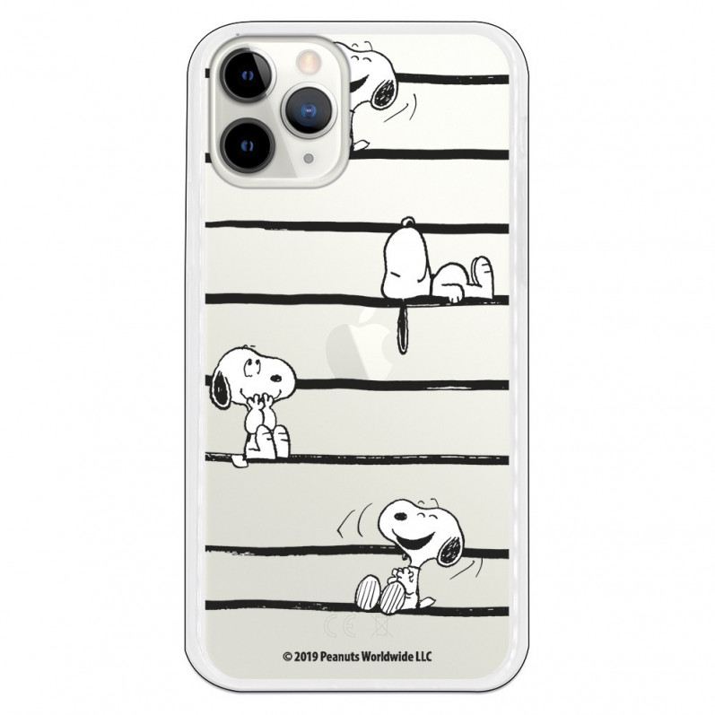 Cover per iPhone 11 Pro Ufficiale di Peanuts Snoopy strisce - Snoopy