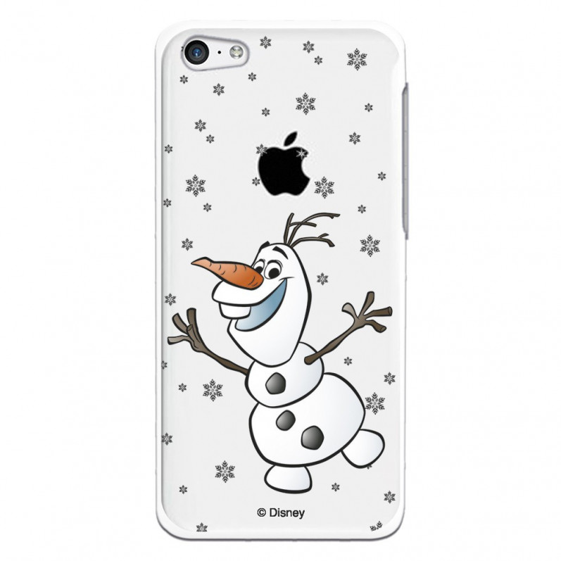 Cover per iPhone 5C Ufficiale di Disney Olaf Trasparente - Frozen