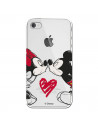 Cover Ufficiale Disney Mickey Mouse e Minnie Bacio Clear per iPhone 4S