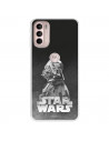 Funda para Motorola Moto G41 Oficial de Star Wars Darth Vader Fondo negro - Star Wars