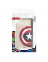 Funda para Motorola Moto G41 Oficial de Marvel Capitán América Escudo Transparente - Marvel