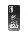Funda para Motorola Moto G51 5G Oficial de Star Wars Darth Vader Fondo negro - Star Wars
