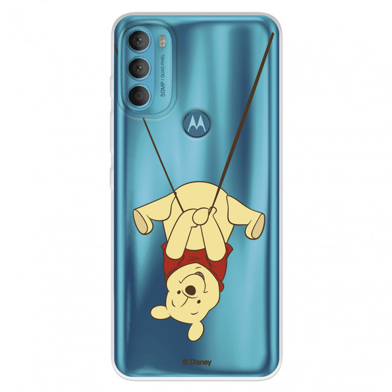 Funda para Motorola Moto G71 5G Oficial de Disney Winnie  Columpio - Winnie The Pooh
