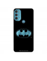 Funda para Motorola Moto G71 5G Oficial de DC Comics Batman Logo Transparente - DC Comics