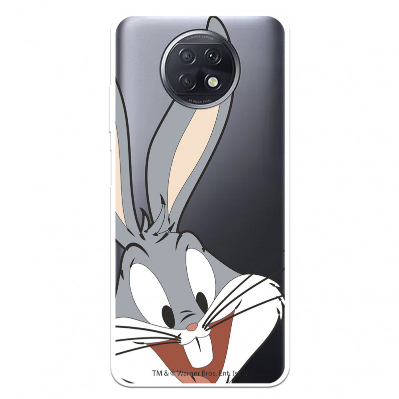 Cover per Xiaomi Redmi Note 9T Ufficiale di Warner Bros Bugs Bunny Silhouette Trasparente - Looney Tunes