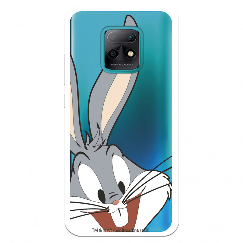 Cover per Xiaomi Redmi 10X 5G Ufficiale di Warner Bros Bugs Bunny Silhouette Trasparente - Looney Tunes