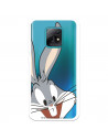 Cover per Xiaomi Redmi 10X 5G Ufficiale di Warner Bros Bugs Bunny Silhouette Trasparente - Looney Tunes
