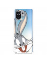 Cover per Xiaomi Mi 11 Ufficiale di Warner Bros Bugs Bunny Silhouette Trasparente - Looney Tunes